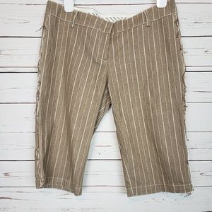 Symmetry Striped Bermuda Shorts